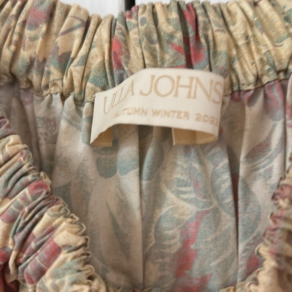 ULLA JOHNSON Nanette Dress in Haze Midi Dress Floral Print Size 6 Cotton Poplin‎ - Picture 11 of 16